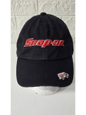 Snap On Tools Baseball Cap Hat Embroidered Logo Black Red